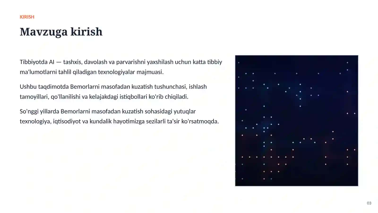 SUN'IY INTELLEKT AI TIBBIYOTDA 3