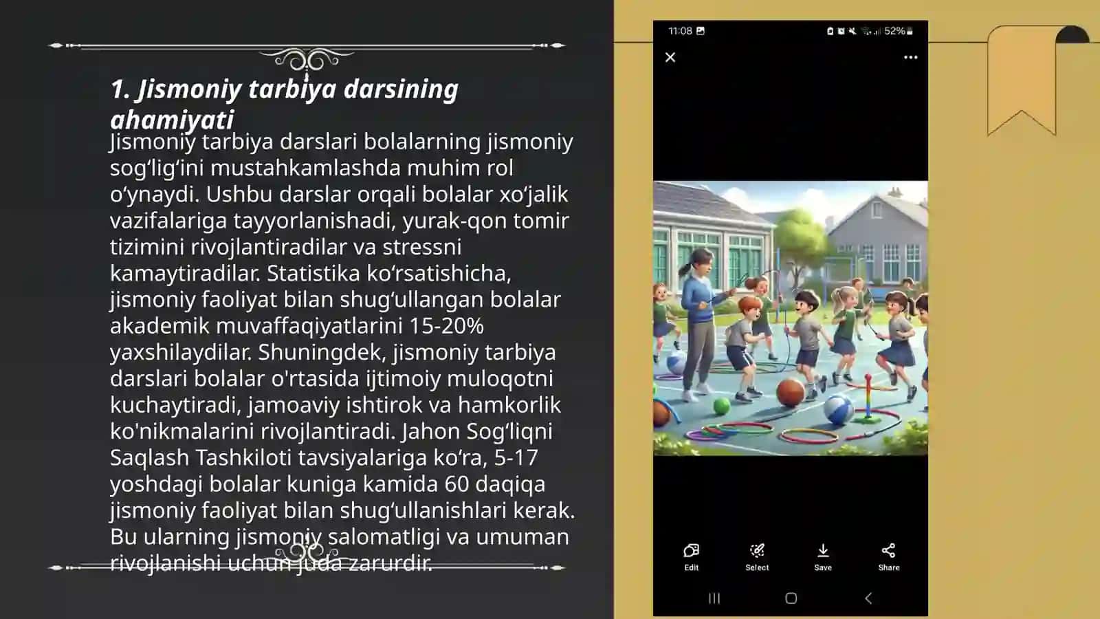 Jismoniy Tarbiya Darsi 3