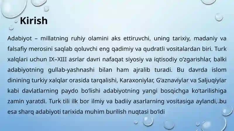 IX–XIII asrlardagi turkiya adabiyoti 3
