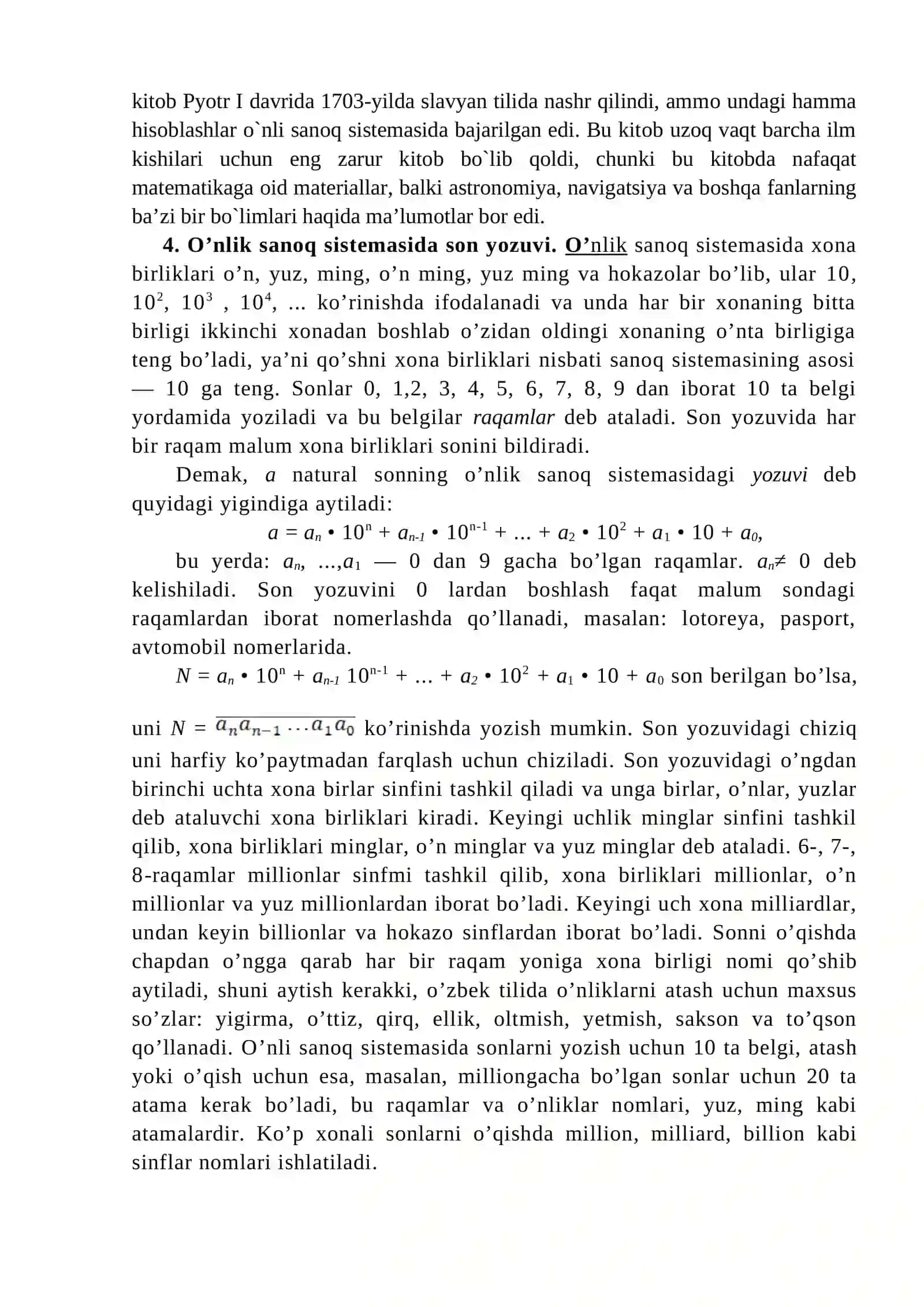 Sanoq sistemalari 3