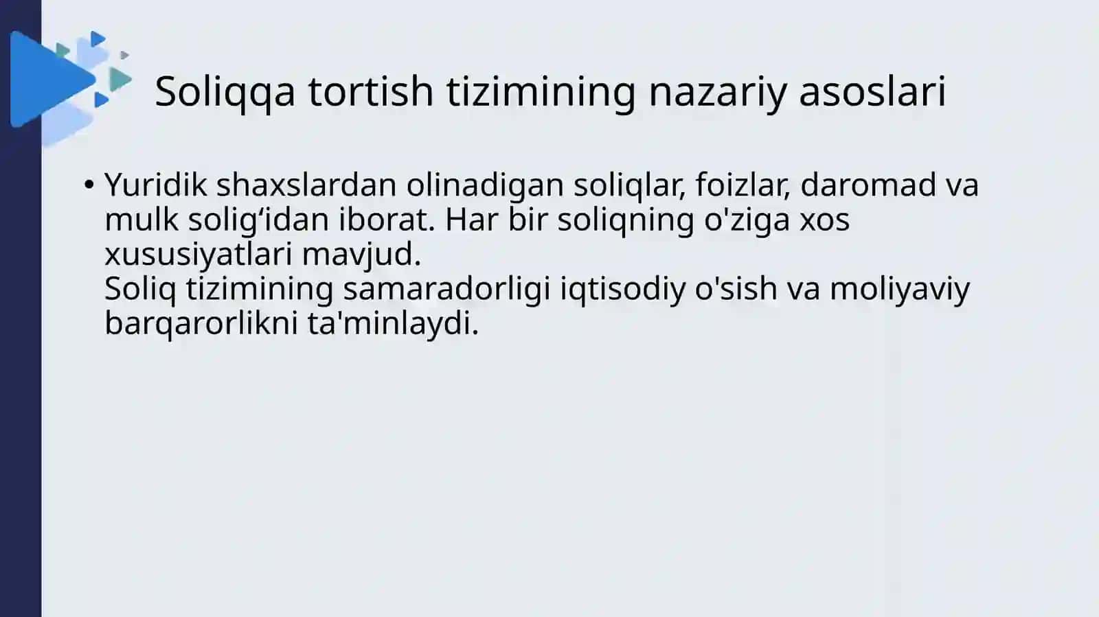 Soliqlar tizimi 3