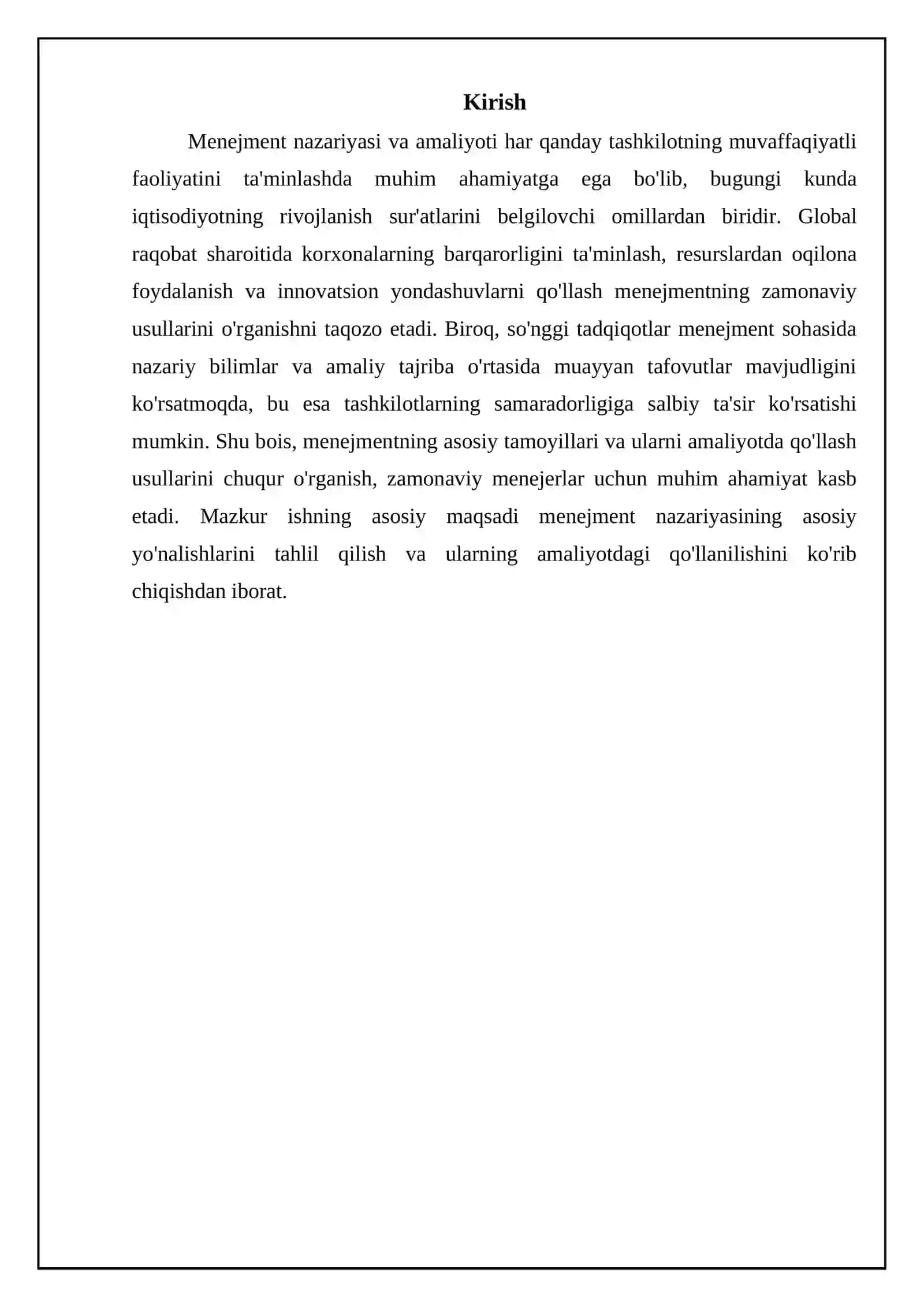 Menejment nazariyasi va amaliyoti 3