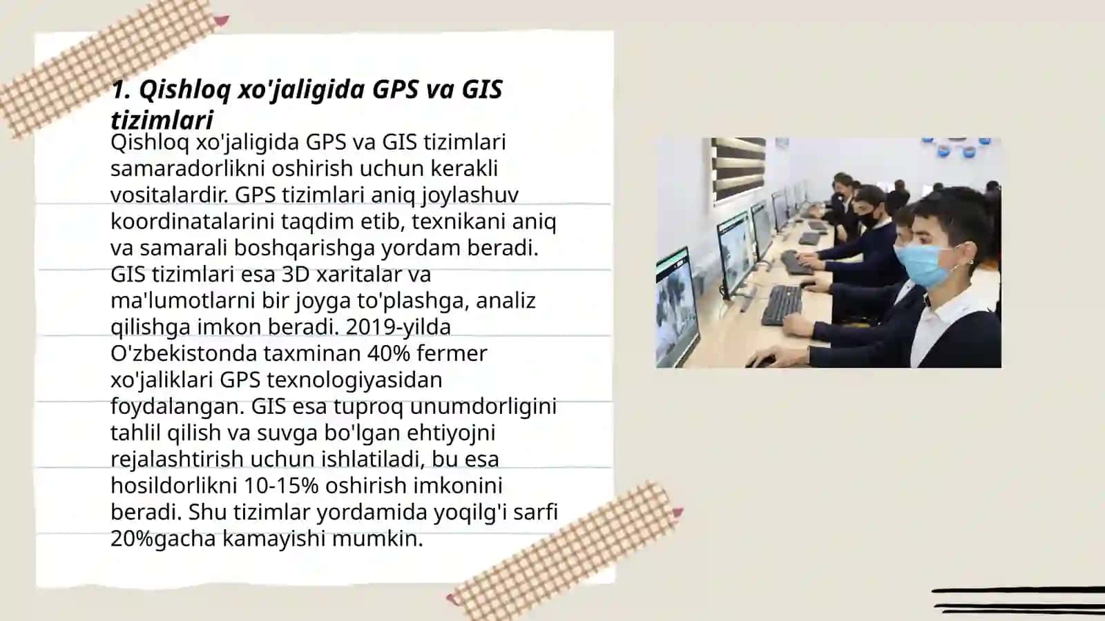 Qishloq xo'jaligida GPS va GIS tizimlari 3