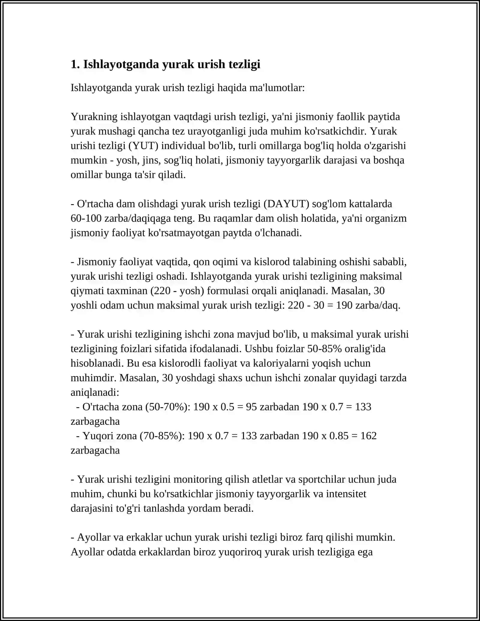 ORGANIZIMDAGI ASOSIY FIZIOLOGIK KÒRSATKICHLARNI ISH JARAYONIDA ÒZGARISHI 3