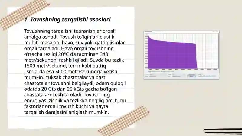 Tovushning tarqalishi va chastotasi lokatsiyasi 3