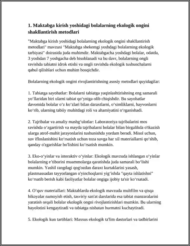 Maktabga shekemgi yoshdagi bolalarning ekologik tarbiyasi 3