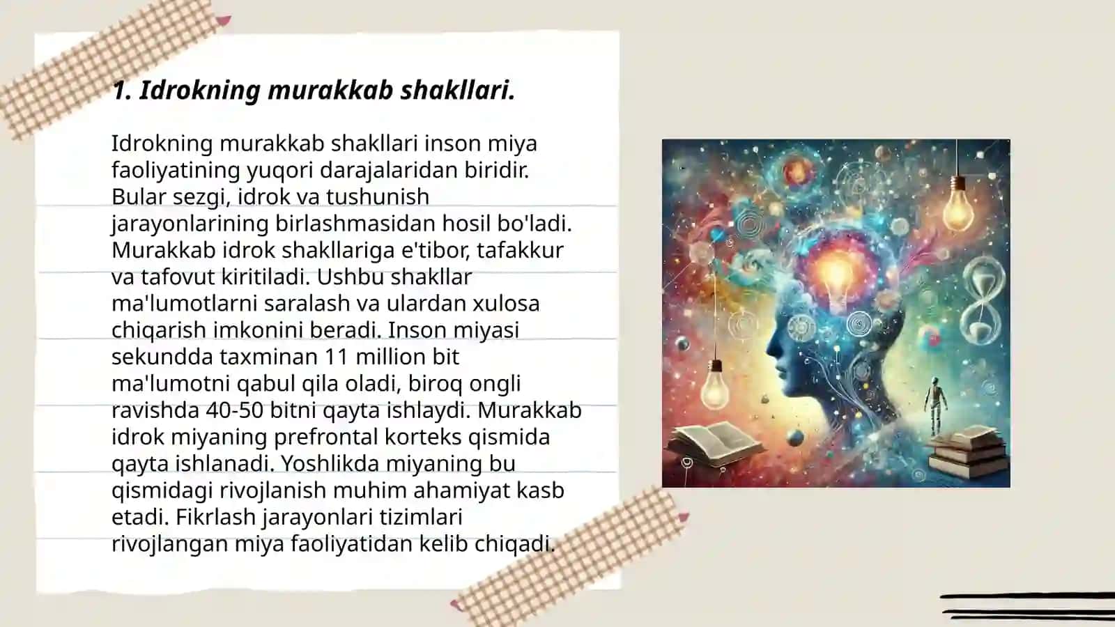 Idrokning murakkab shakllari va ularni oʻrganish metodlari 3