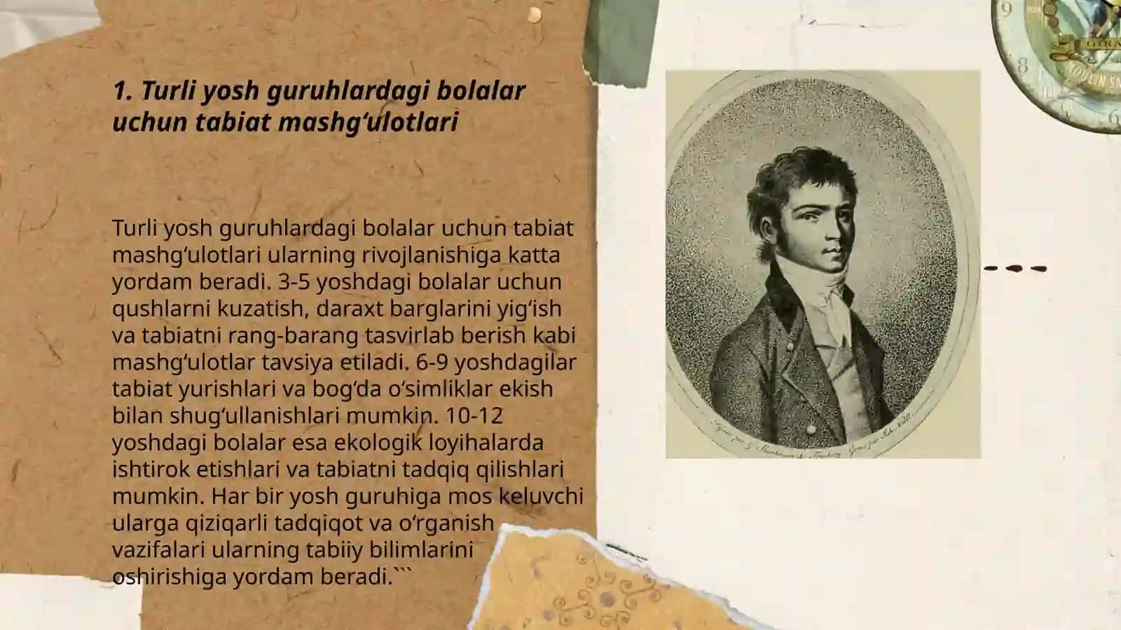 Turli yosh guruhlarda tabiat bilan tanishtirish mashg‘ulotlarini kuzatish metodi 3