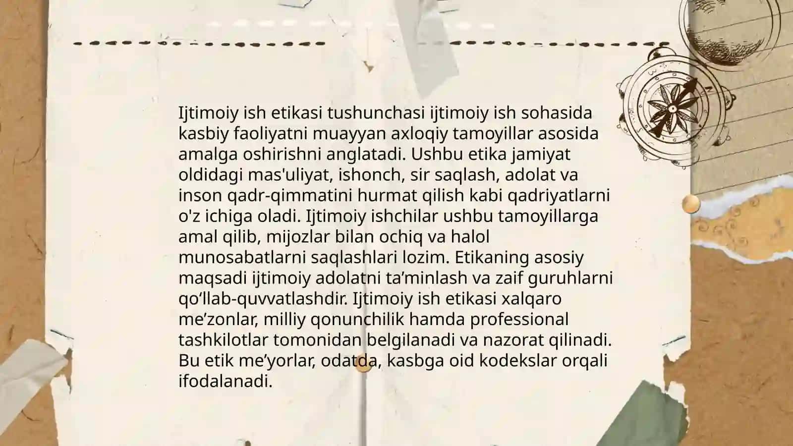 Ijtimoiy ish etikasining nazariy asoslari 3