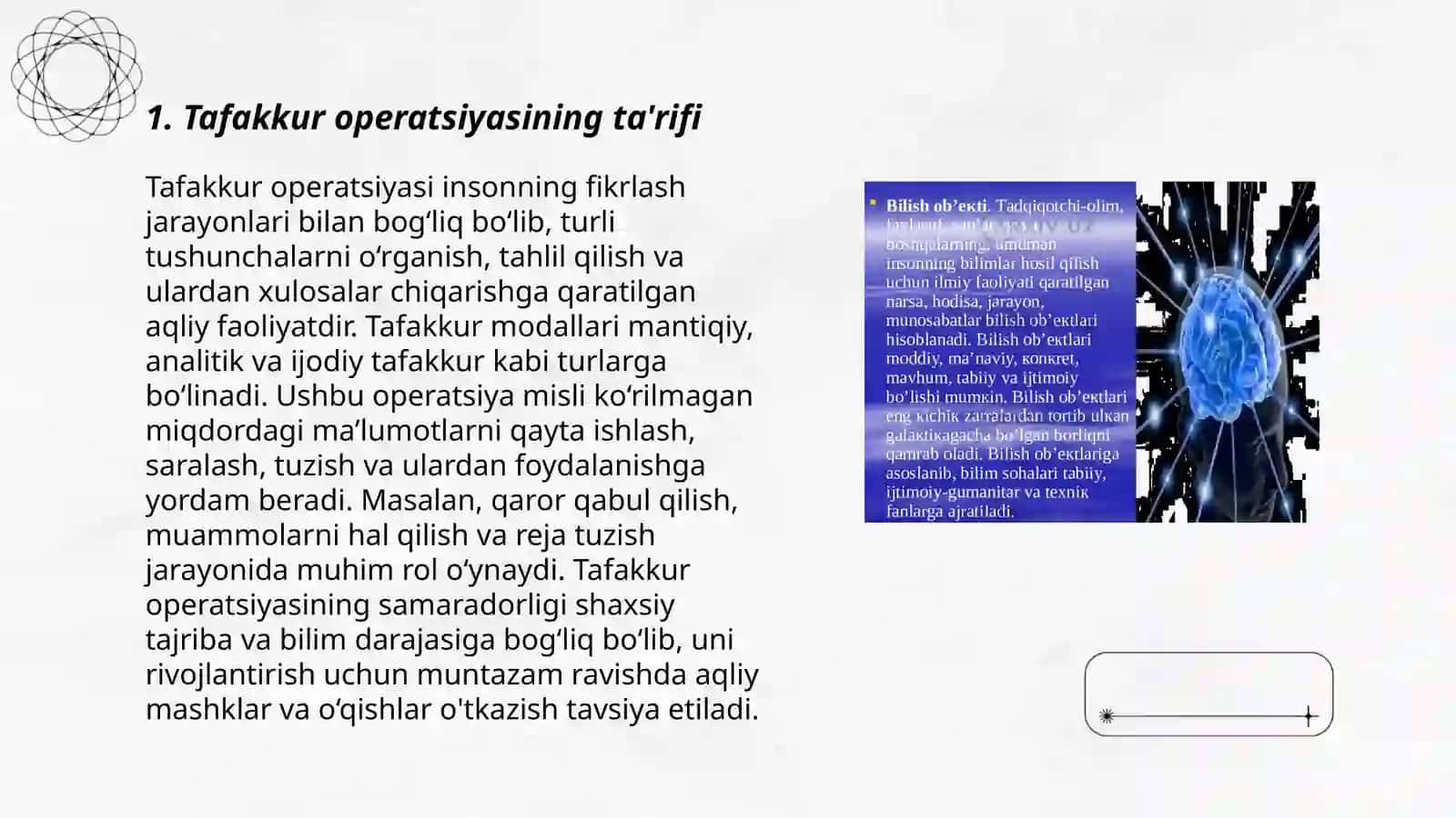 Tafakkur operatsiyasi 3