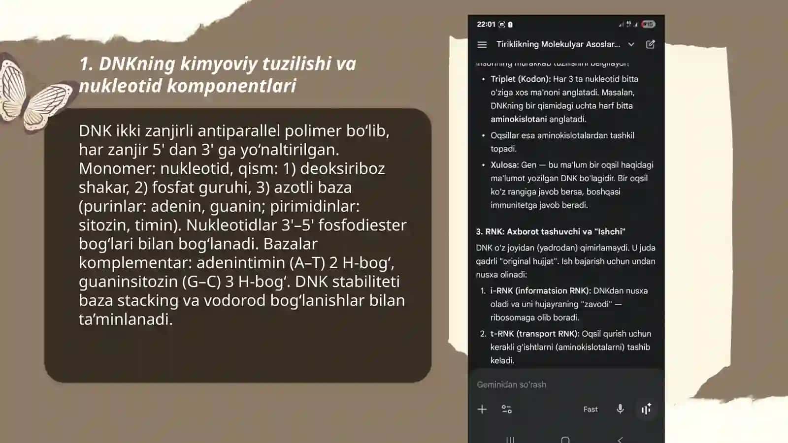 Triklikning molekulyar asoslari 3