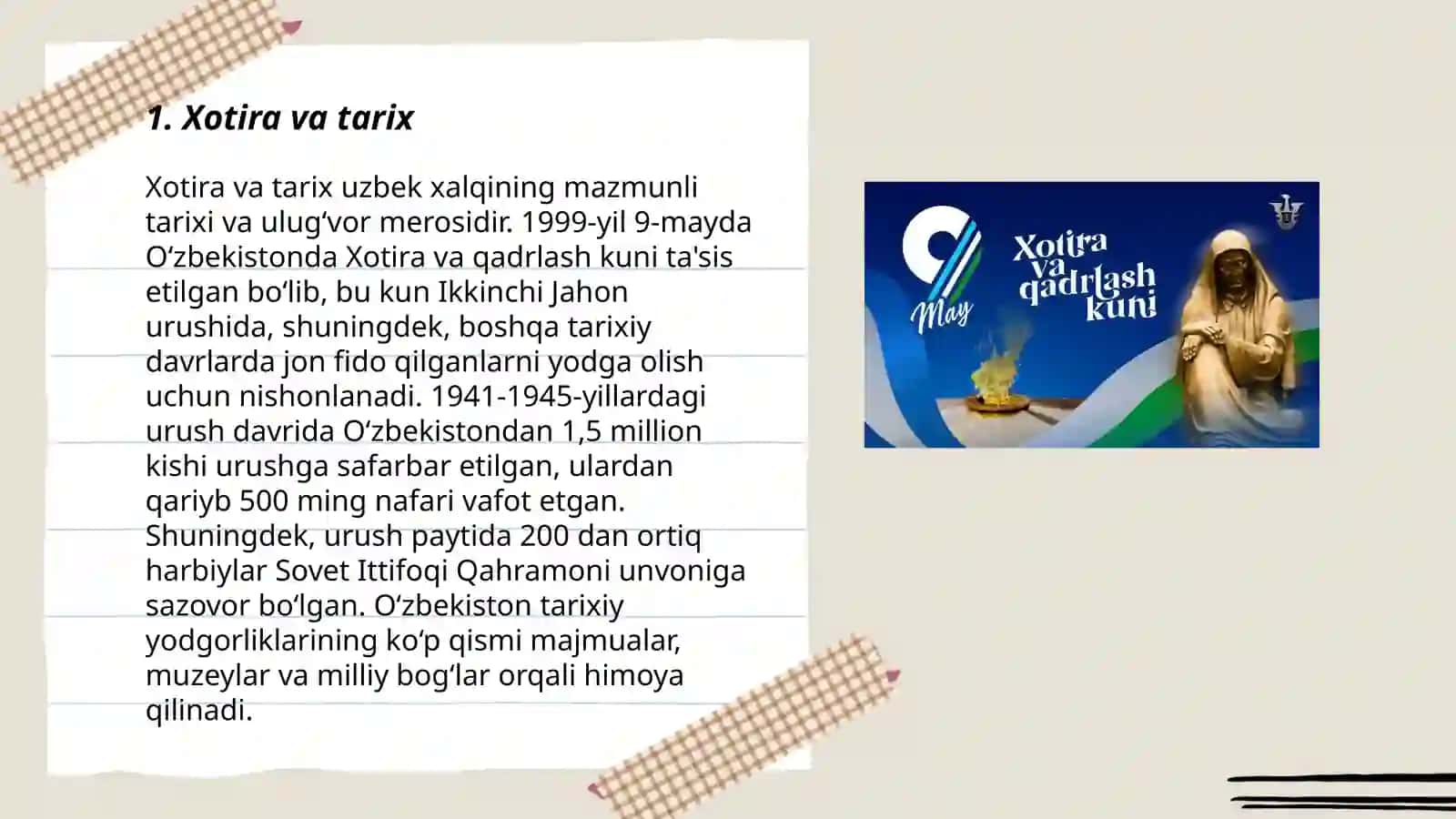 Xotira va tarix 3