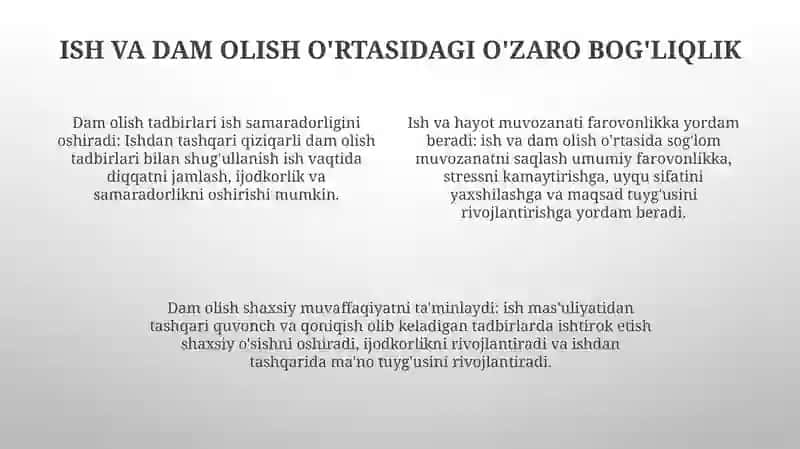 Mehnat Va Rekreatsiya 3