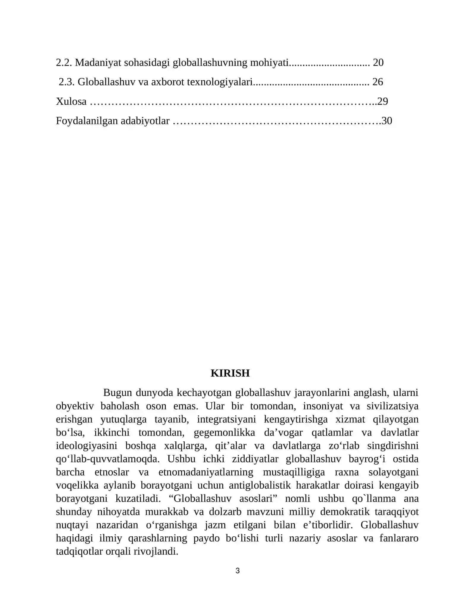 Globallashuv borasidagi ilmiy qarashlarning vujudga kelishi va rivojlanishi 3