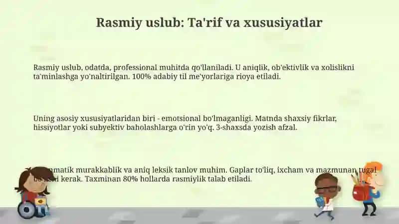 Rasmiy uslub 3