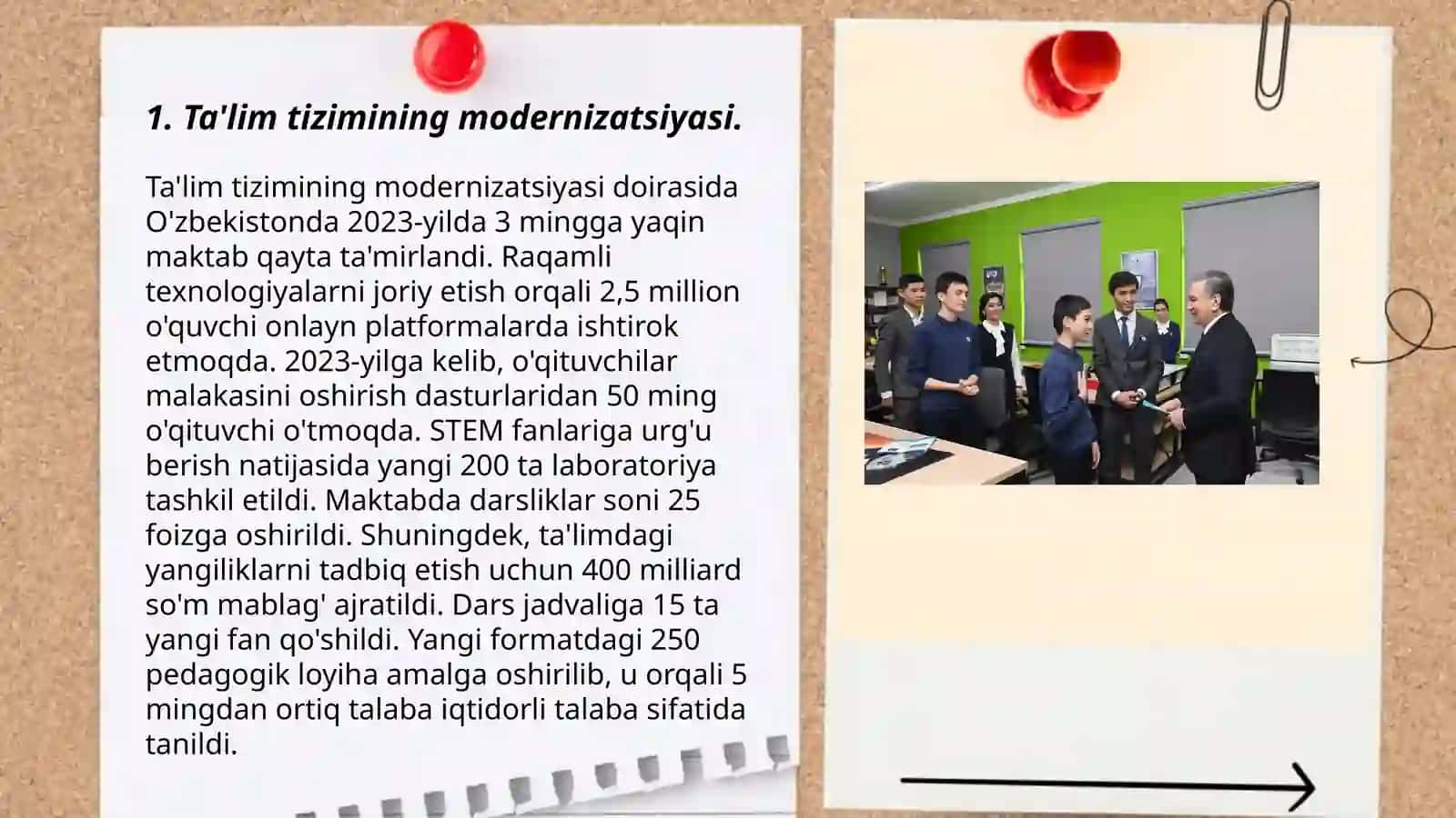 Ta'lim tizimining modernizatsiyasi 3