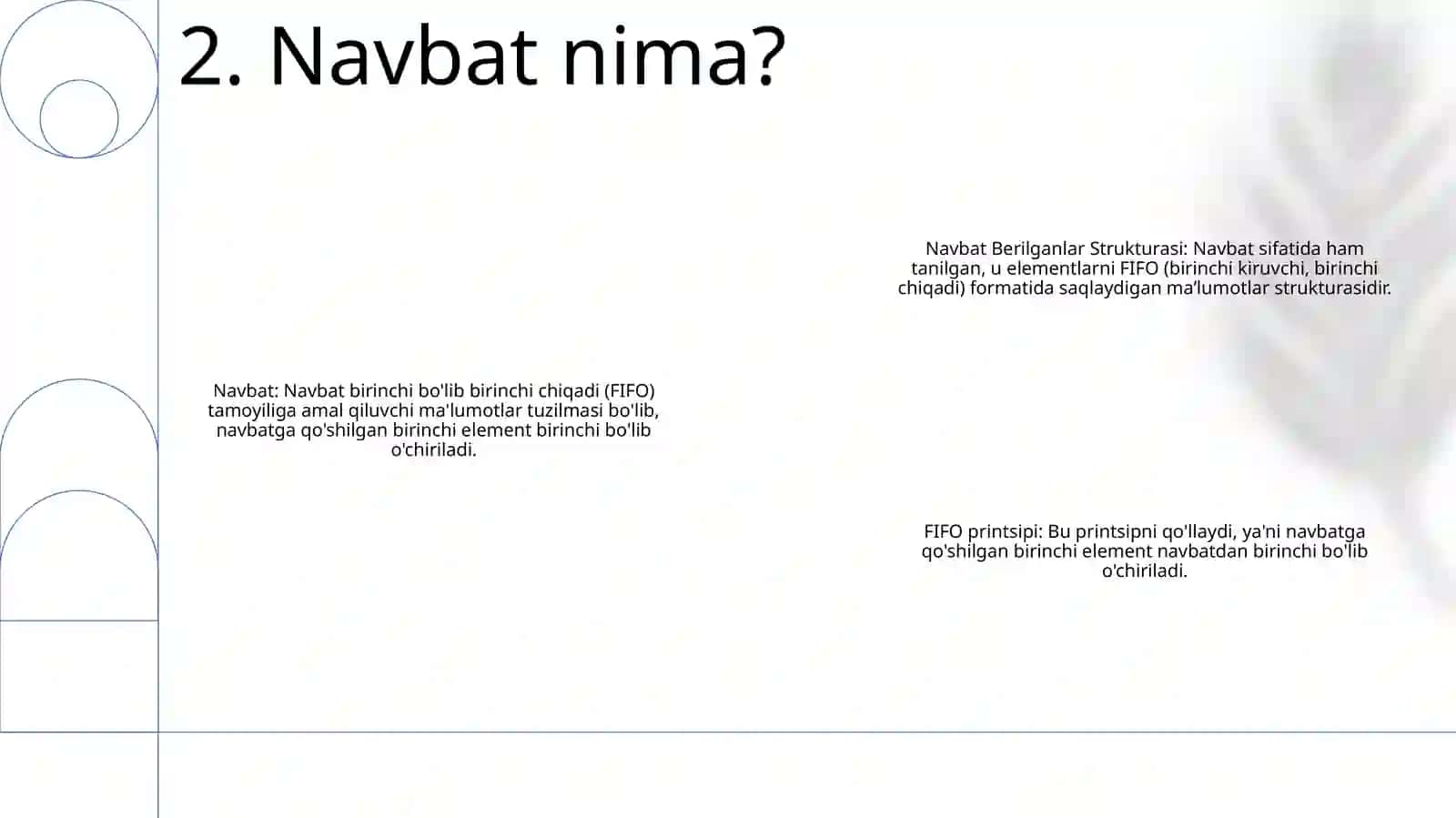Navbat Berilganlar Strukturasi 3