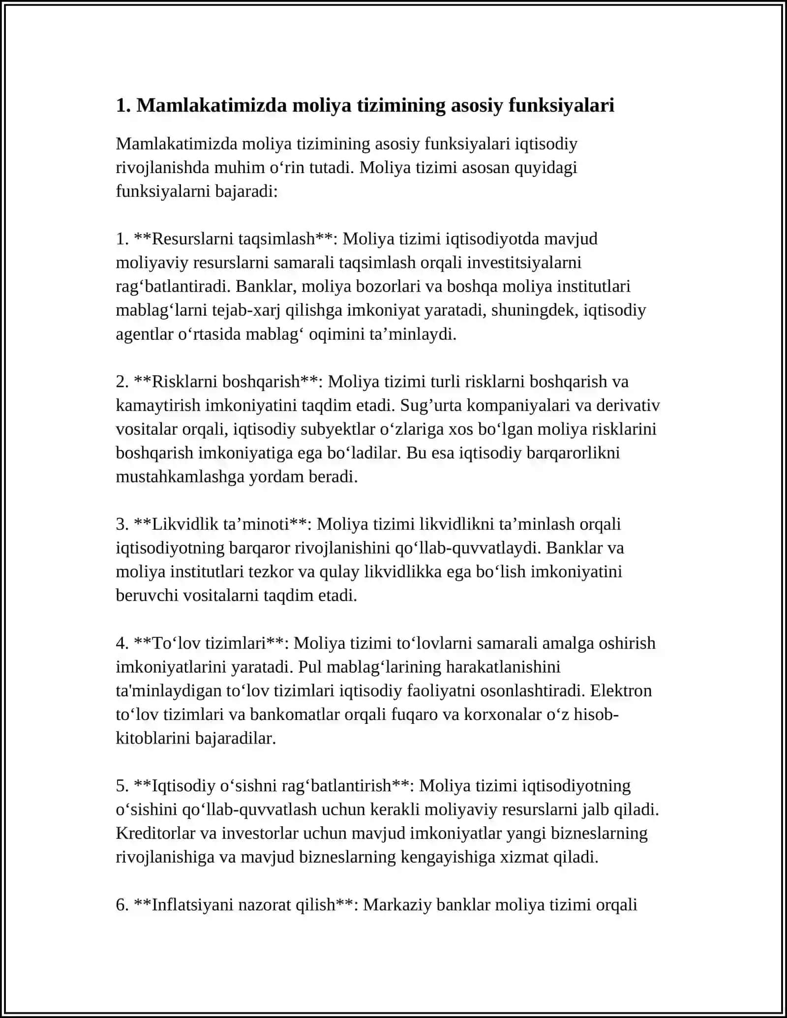 Mamlakatimizda moliya tizimi va moliya statistikasining tashkil etilishi 3