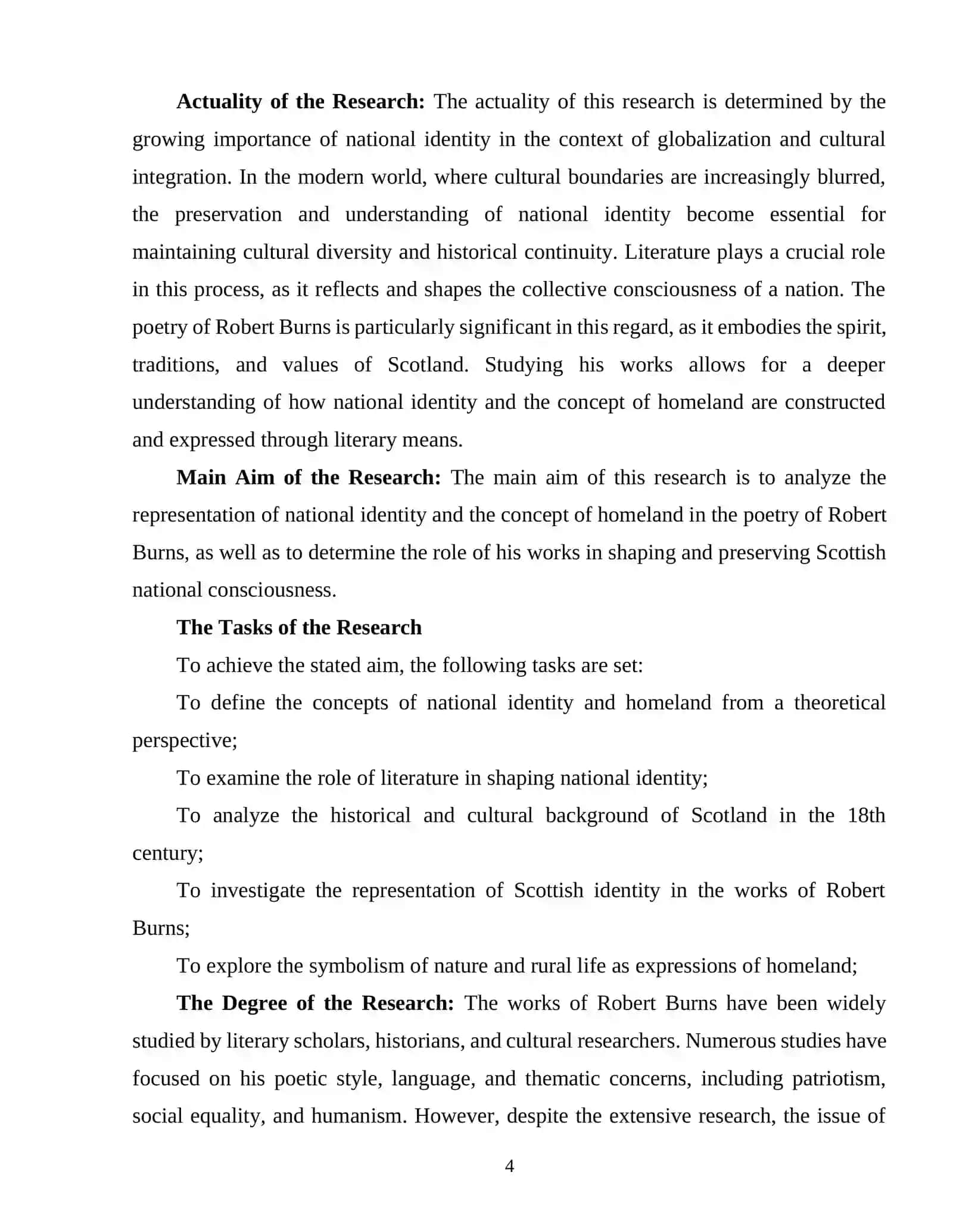 NATIONAL IDENTITY AND HOMELAND AND ROBERT BURNS'S POETRY 3