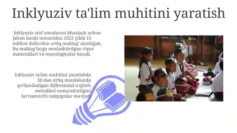 Inklyuziv Ta'limni Joriy etishdagi Chet El Tajribalari 3