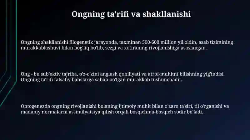 Ong til va tafakkur dialektikasi 3