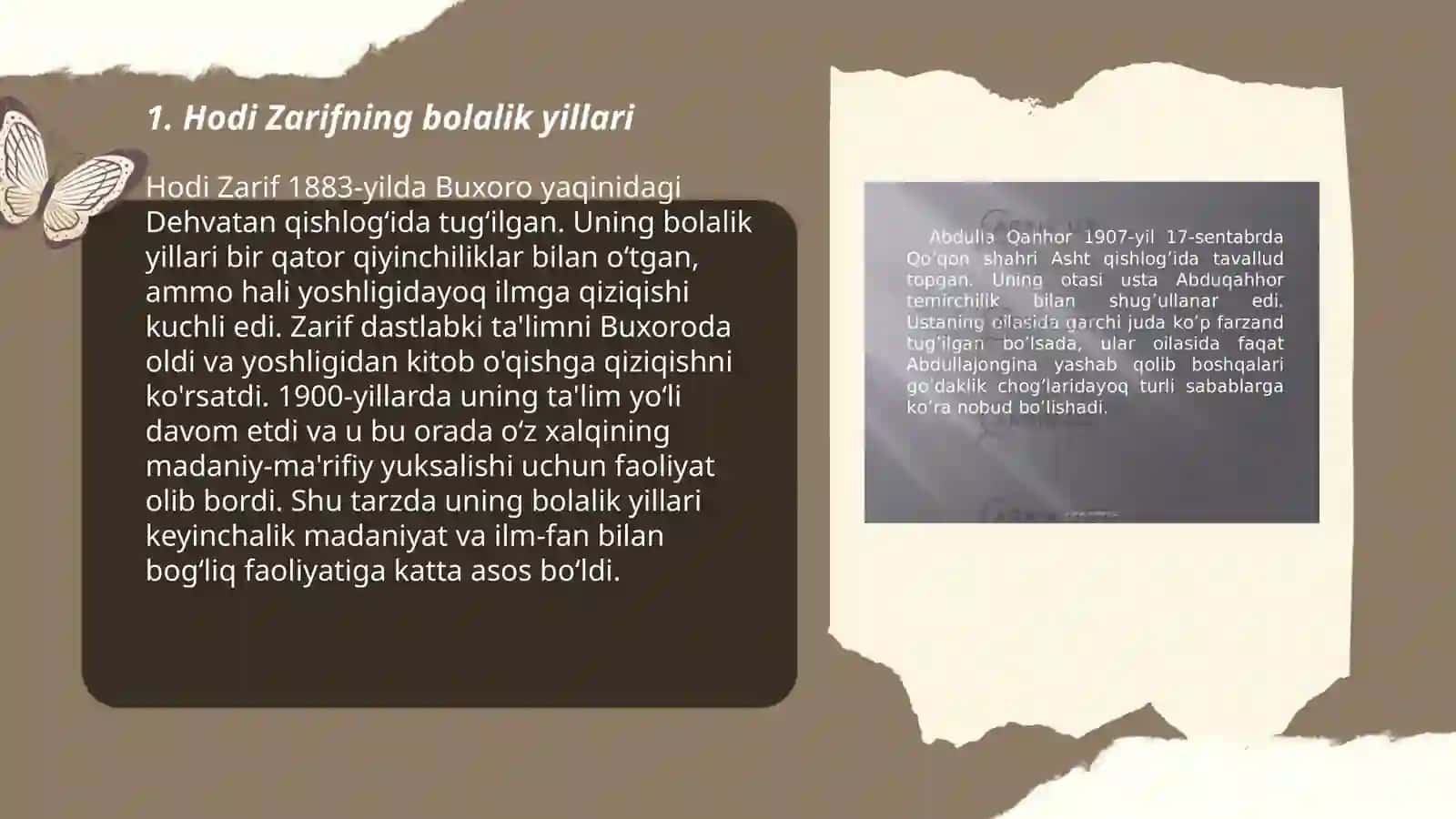 Hodi Zarif hayoti va ijodiy faoliyati 3