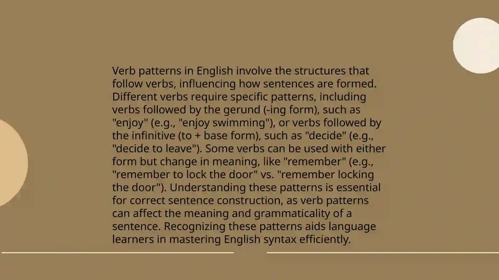 Verb patterns future forms 3
