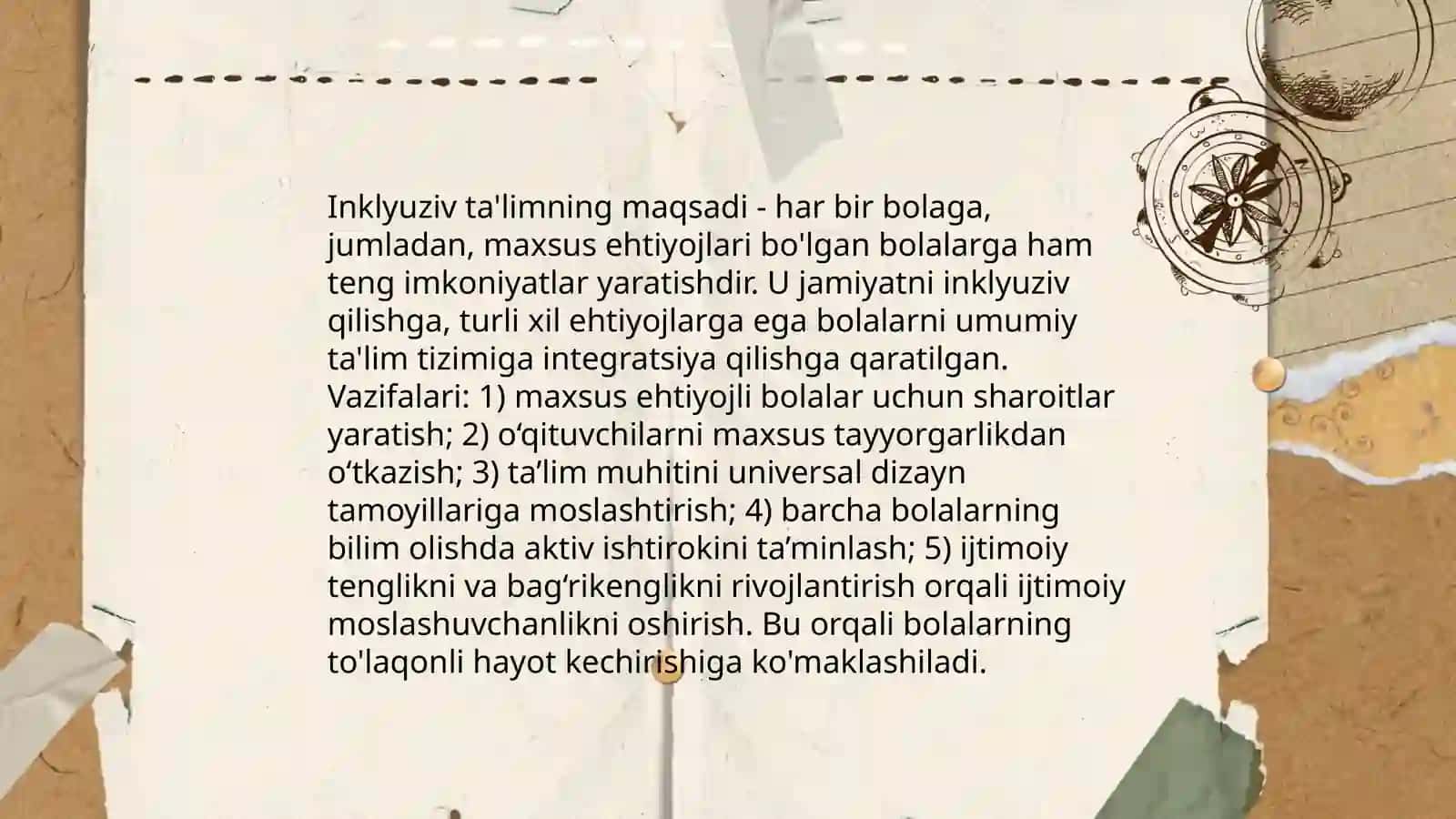 Imkoniyati cheklangan bolalarni samarali inklyuziv taʼlim olishning asosiy shartlari 3