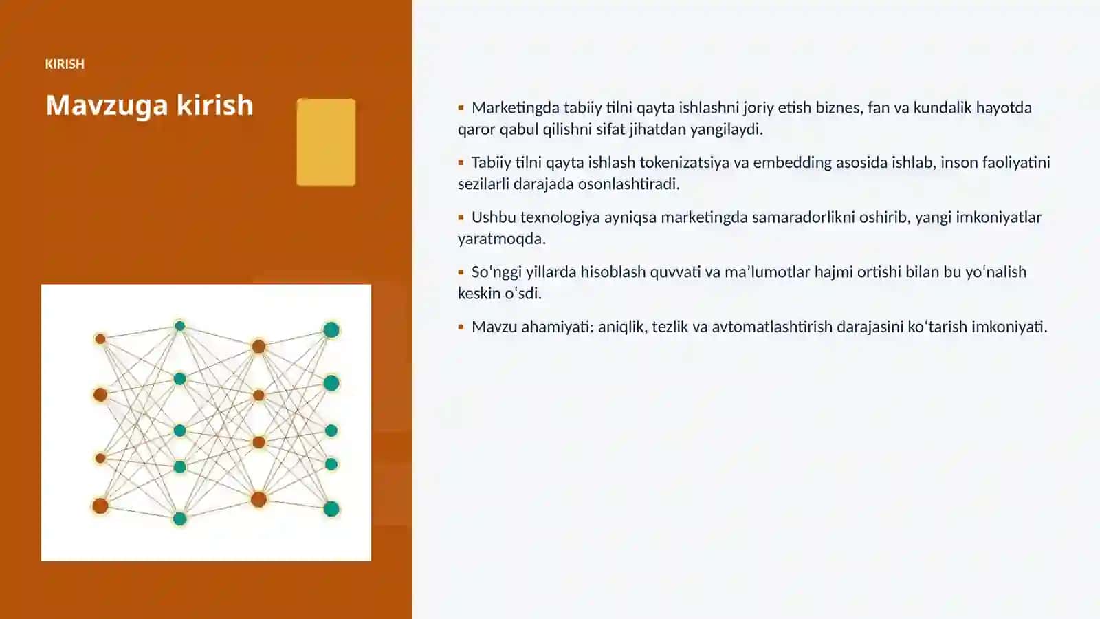 SUNʼIY INTELLEKT • PROFESSIONAL TAQDIMOT 3