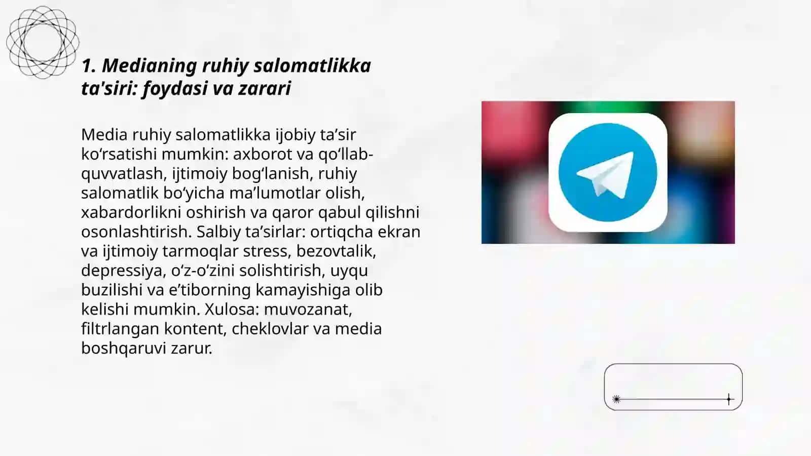 Medianing inson hayotida foydasi va zarari 3