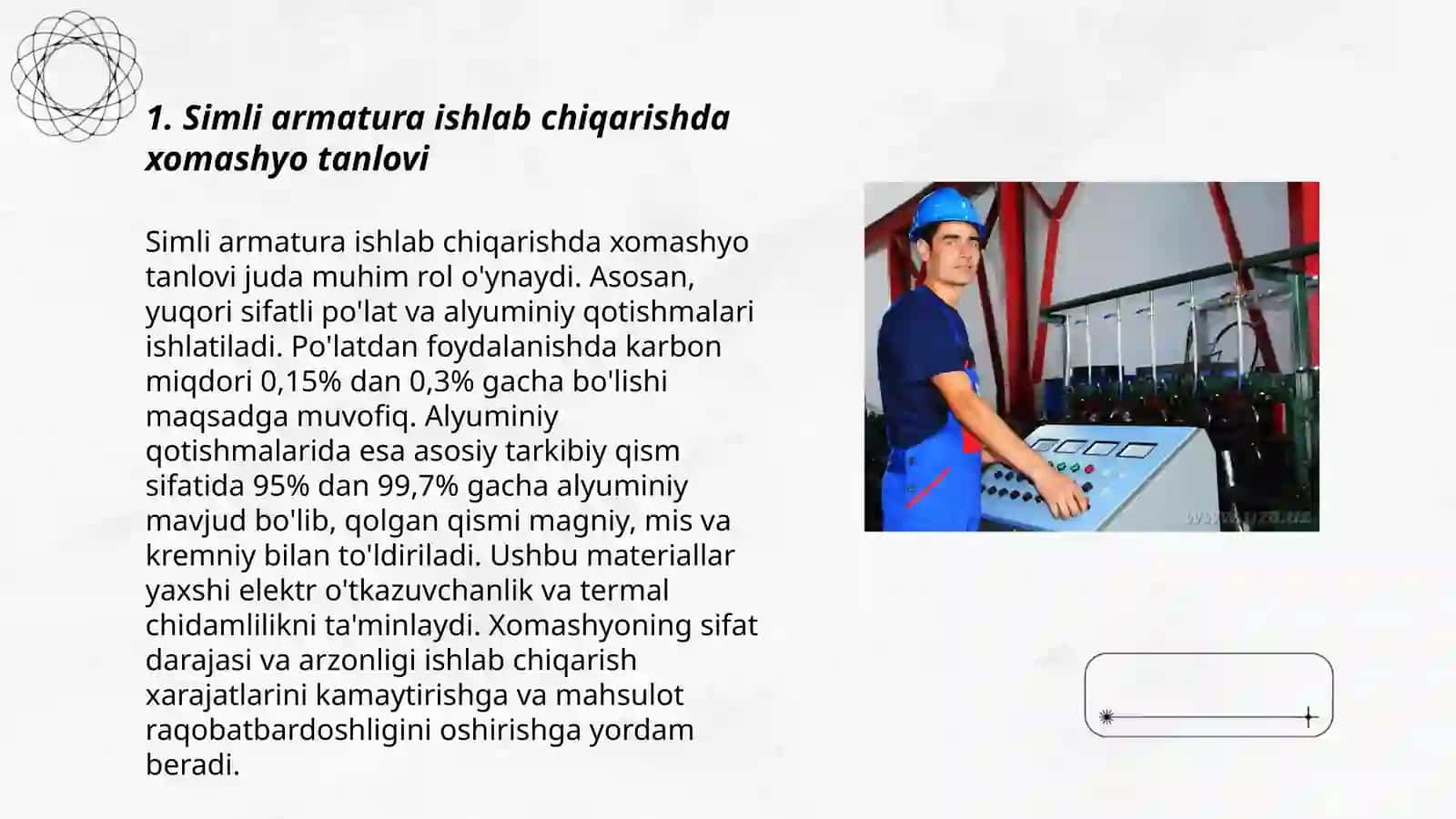 Simli armatura ishlab chiqarish texnologiyasi 3