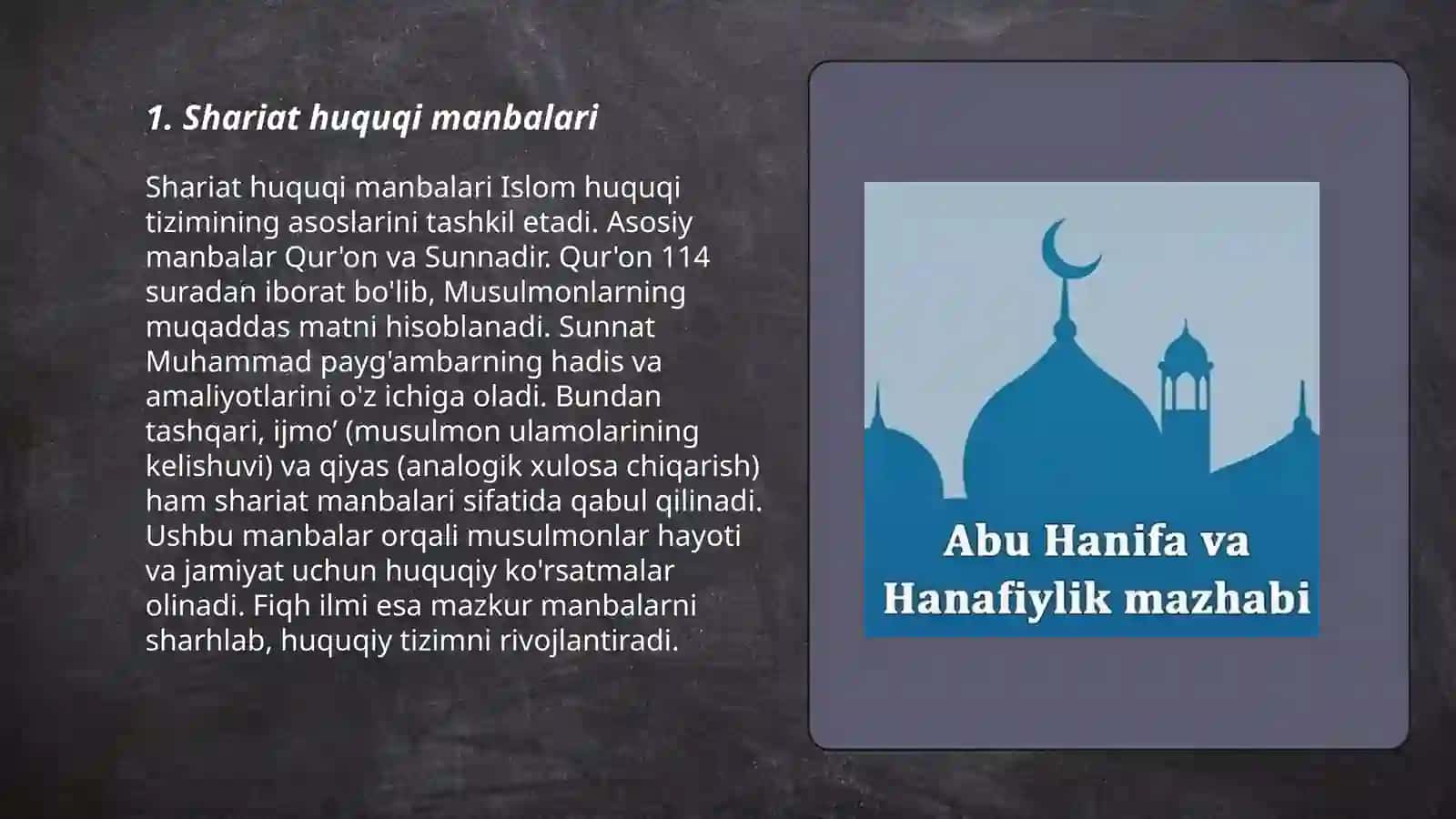 Shariat huquqi manbalari 3