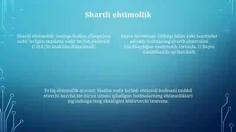 Ehtimollar Nazaryasi 3