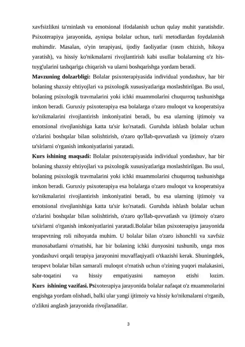 BOLALAR BILAN GURUHIY VA INDIVIDUAL PSIXOTERAPIYA 3