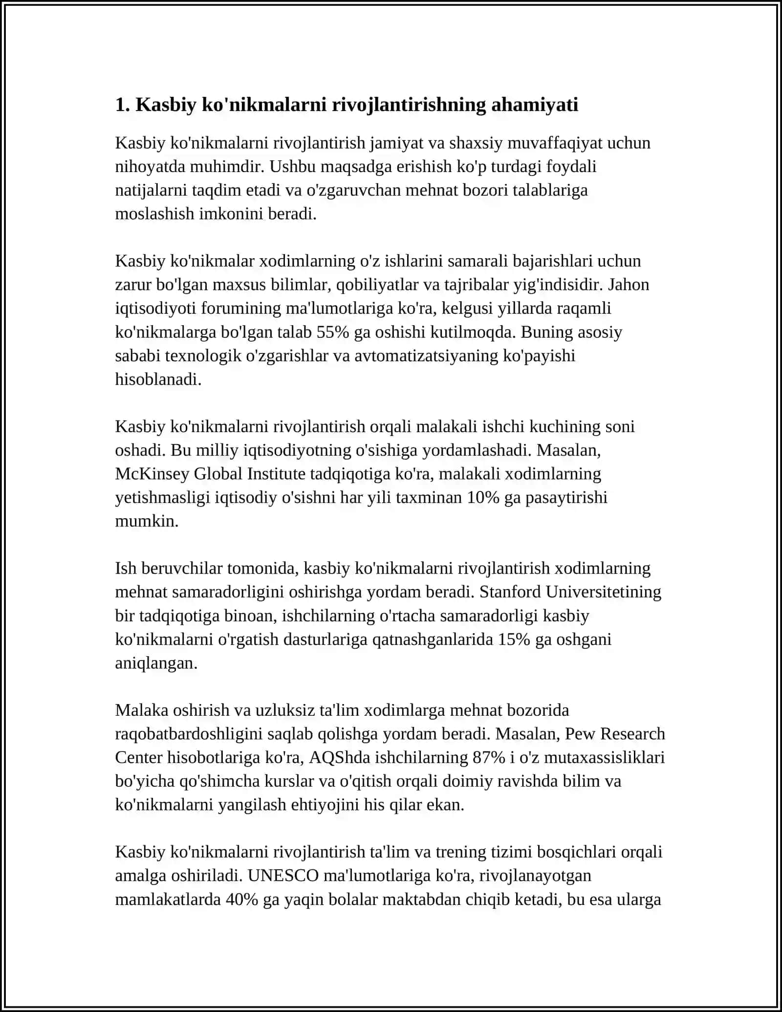 BO'LAJAK MUTAXASSISNING KASBIY KO'NIKMALARINI RIVOJLANTIRISH TEXNOLOGIYASI 3