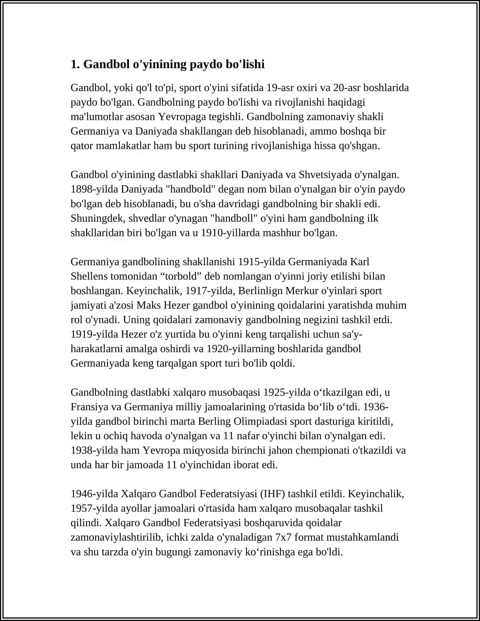 GANDHOL O'YINI TARIXI 3