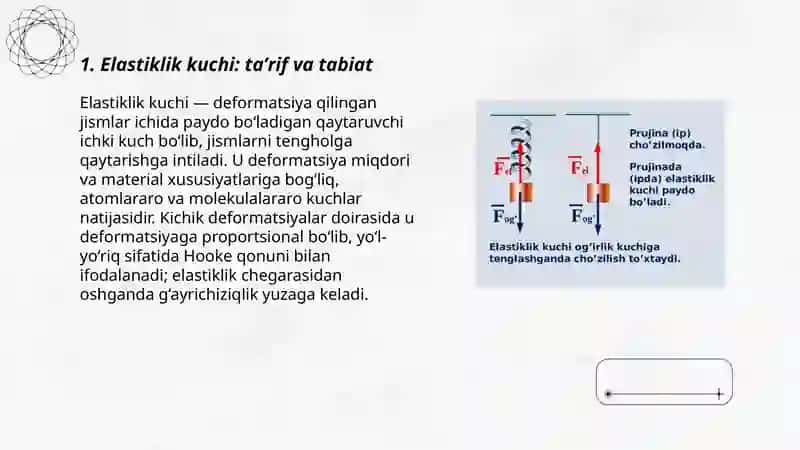 Elastiklik kuchi 3