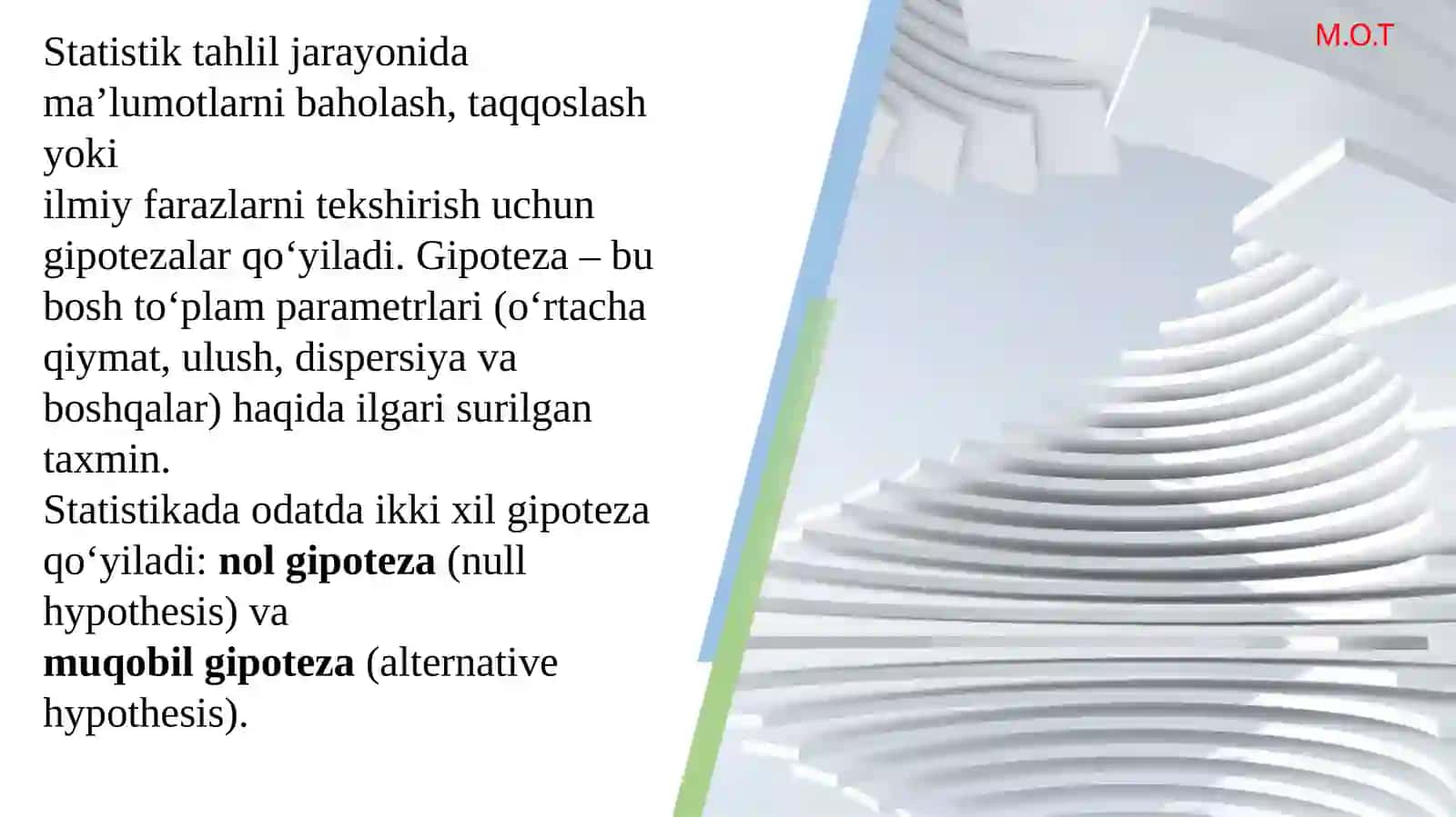 Statistikada gipoteza, Statistikada normal taqsimot 3