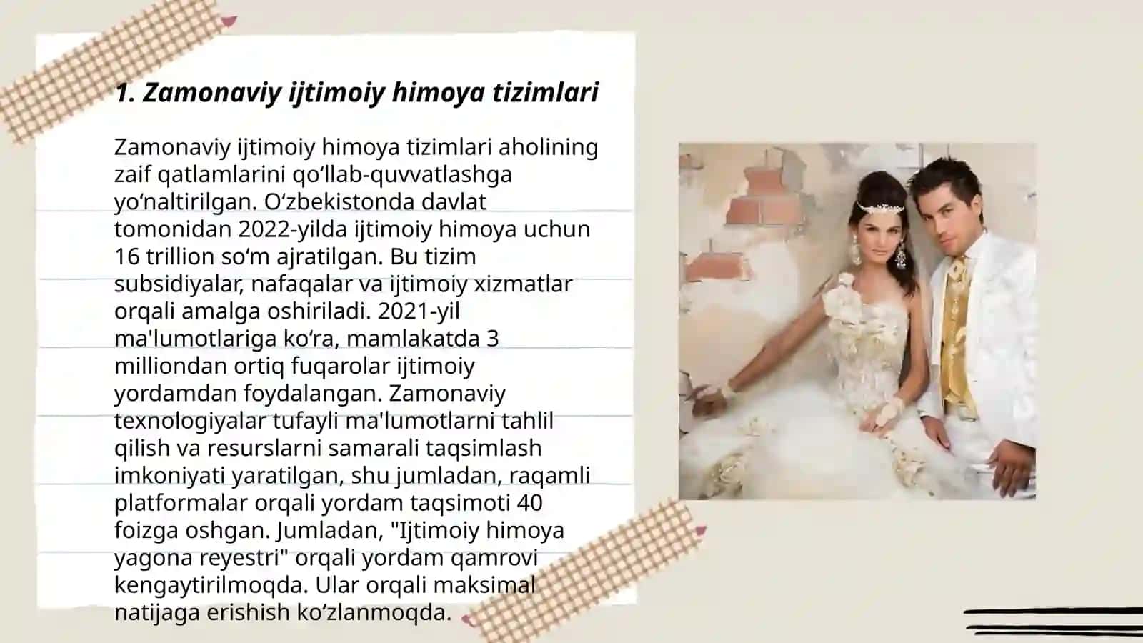 Zamonaviy dunyoda aholini ijtimoiy qoʻllab-quvatlavchi modellari 3