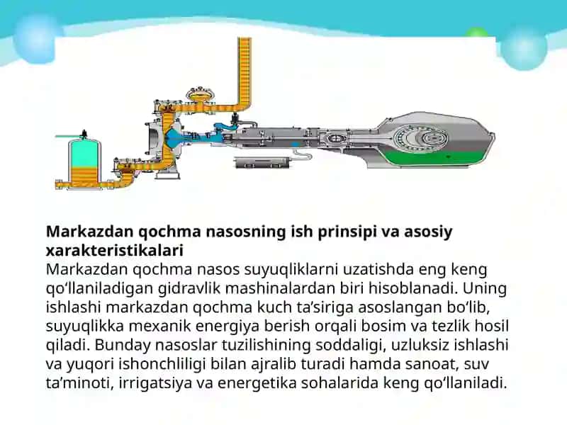 Markazdan qochma nasos xarakteristikalari. Kavitatsiya xodisasi. 3