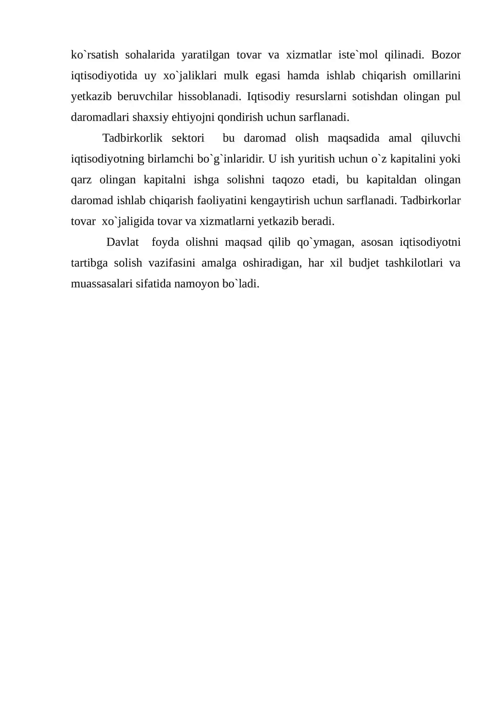 BOZORNING PAYDO BO`LISHI VA AMAL QILISH QONUNIYATLARI 3