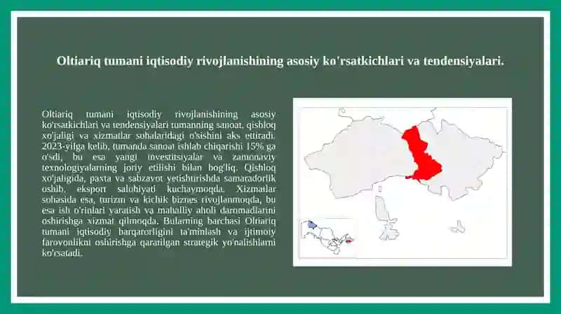 Oltiariq tuman makroiqtisodiy ko'rsatkichlar tahlili 3