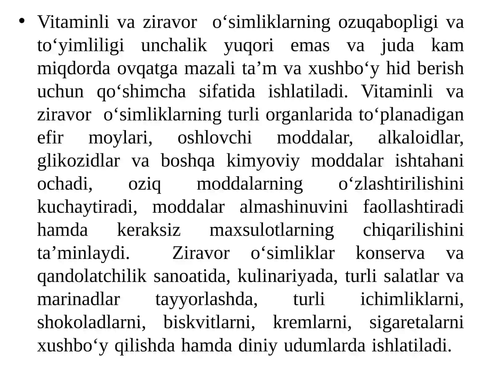 O‘zbekiston florasi ziravor va vitaminli o’simliklar 3