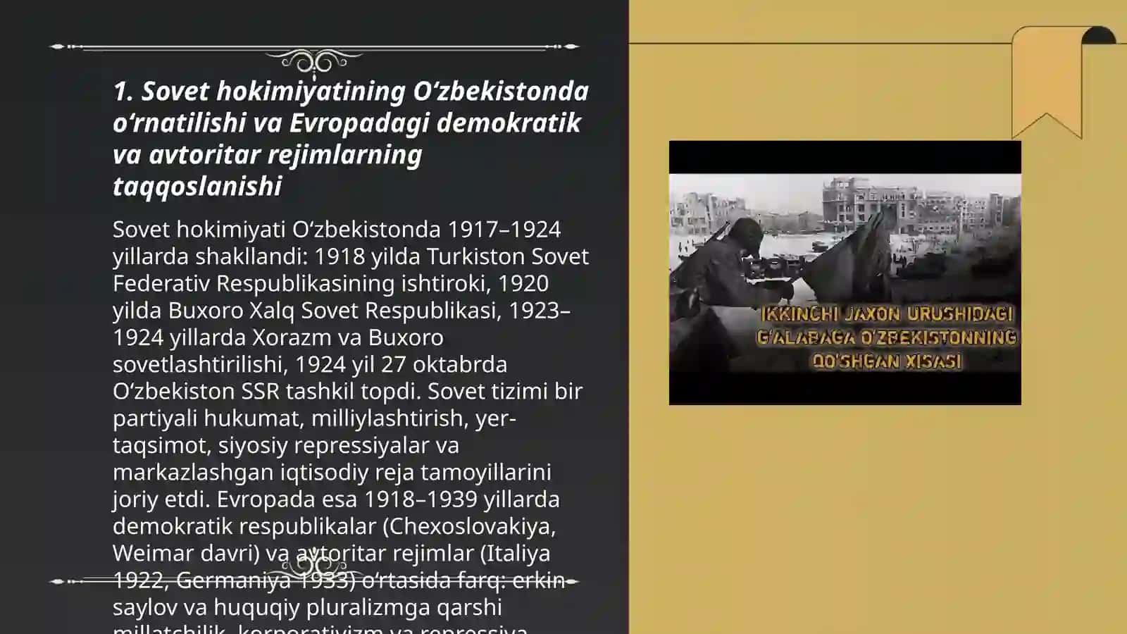 Jahon urushlari oralig'idagi siyosiy hayot 3