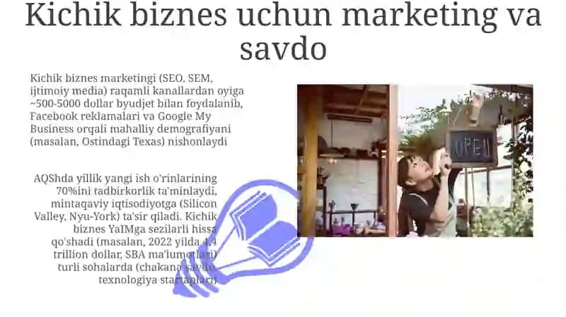 Kichikbiznesvatadbirkorlikningroli 3