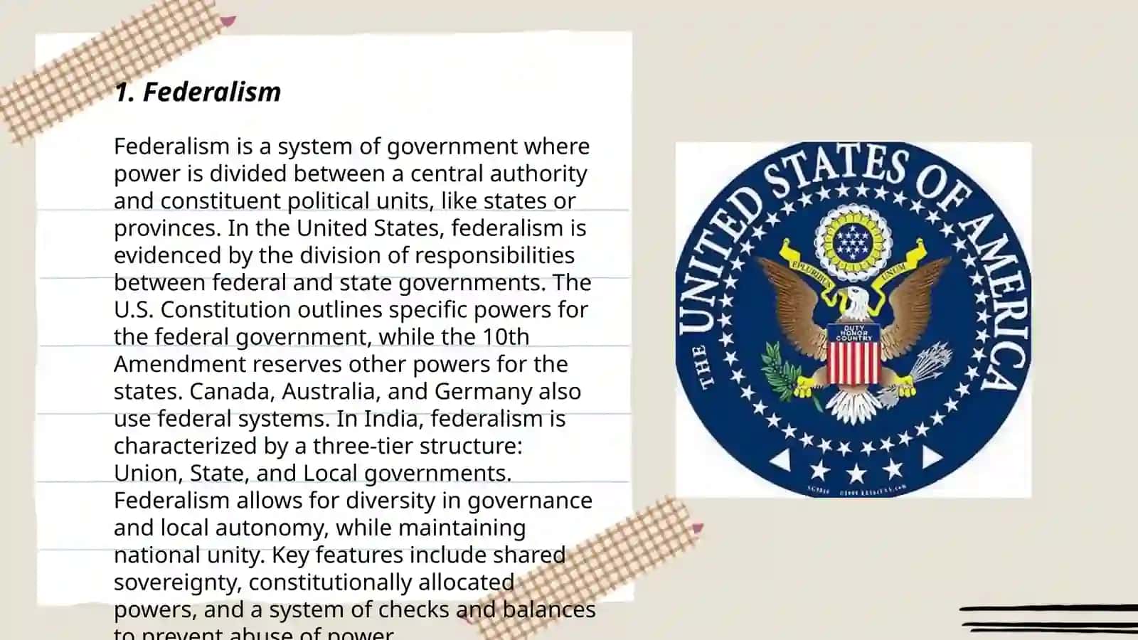 Federalism 3