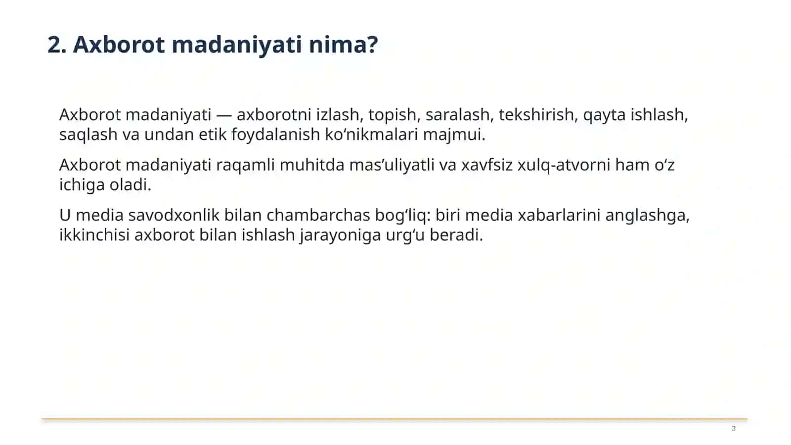 MEDIA SAVODXONLIK 3