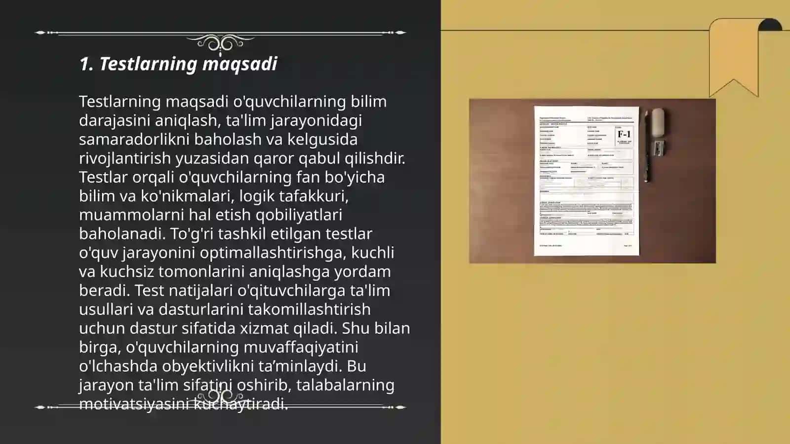 Satsalogik tadqiqotlarda testlarning oʻrni 3