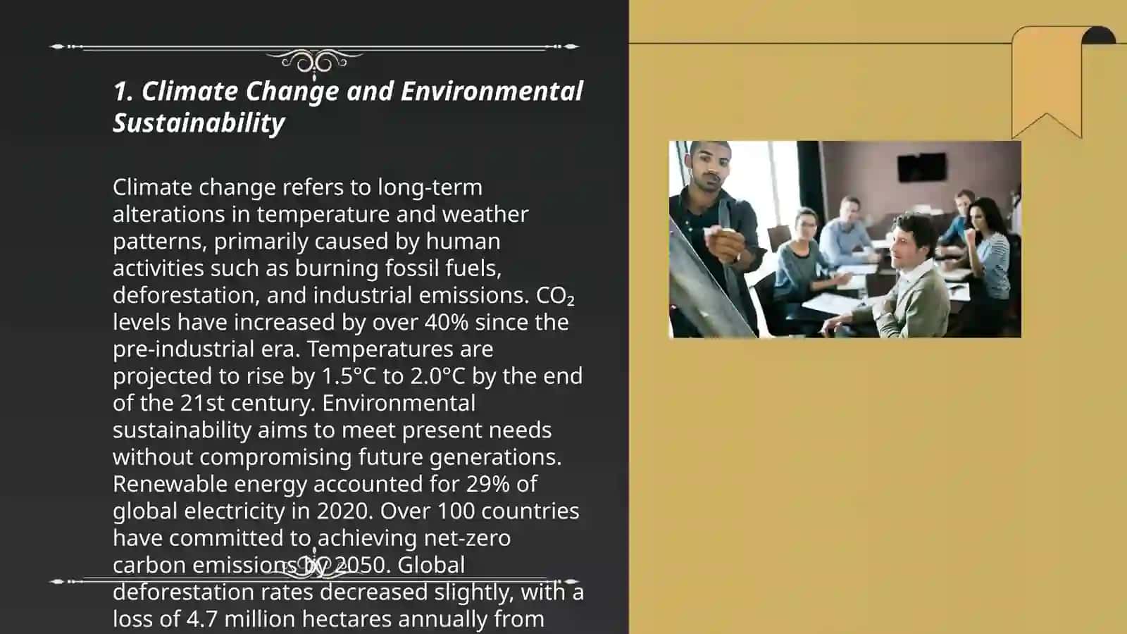 Climate Change and Environmental Sustainability 3