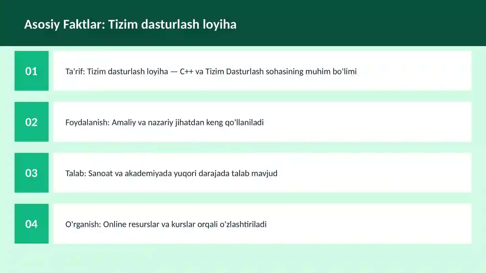 DASTURLASH | C++ VA TIZIM DASTURLASH 3